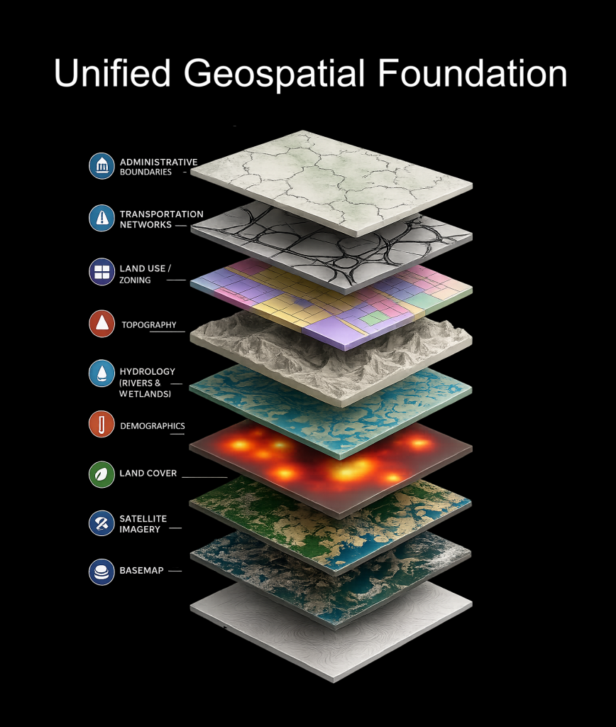 unified spatial foundation (black background)